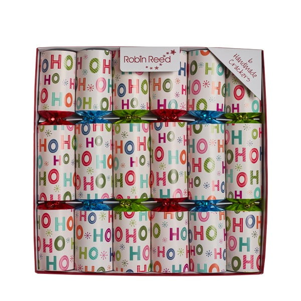 Božićni praskavci u setu 6 kom Ho Ho Ho – Robin Reed