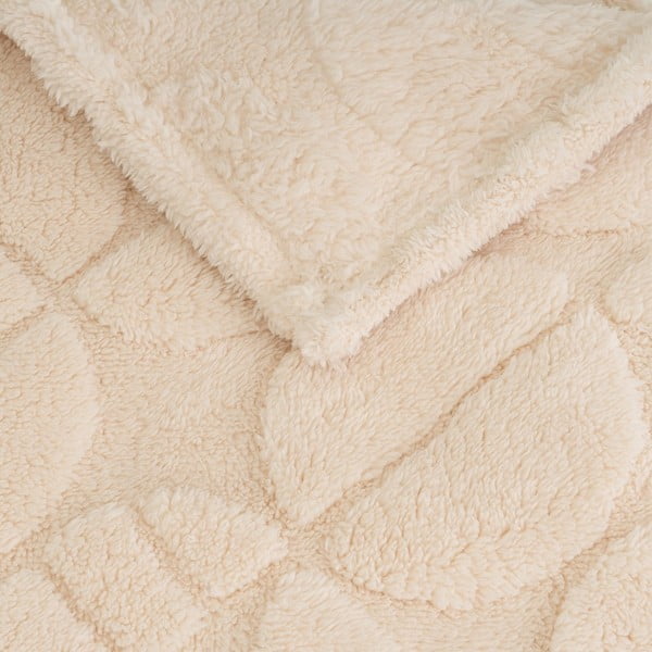 Bež deka od mikropliša 130x160 cm Mid Century – Casa Selección-image-1