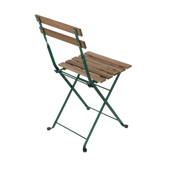 Zeleno-bež metalna vrtna stolica - Esschert Design-image-3