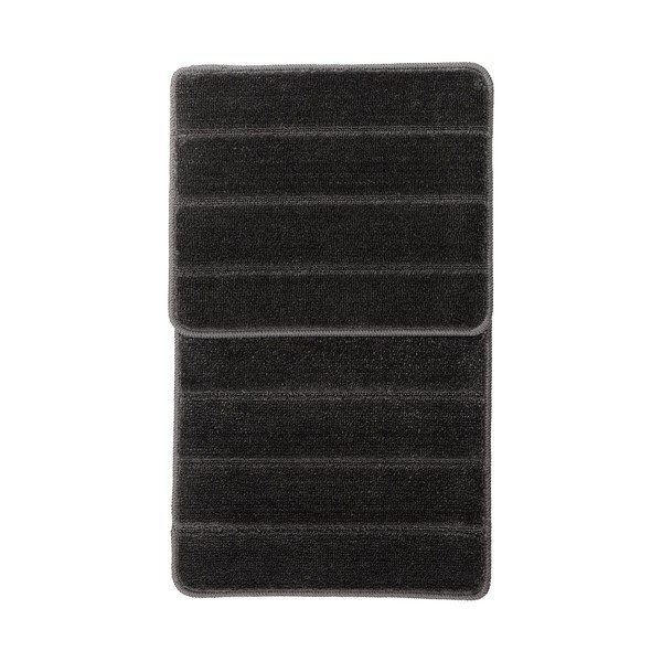 Antracitno sive kupaonske prostirke u setu 2 kom 50x80 cm Yeni Cizgli – Foutastic-image-2