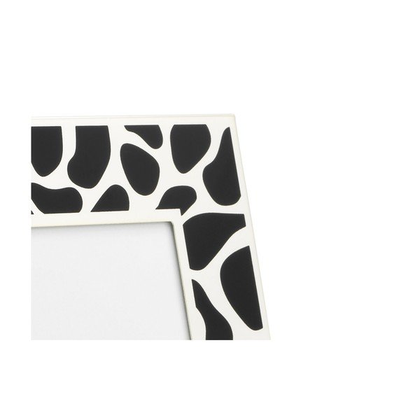 Crno-bijeli metalni stojeći/viseći okvir 16,5x22 cm Leopard – Zilverstad-image-1