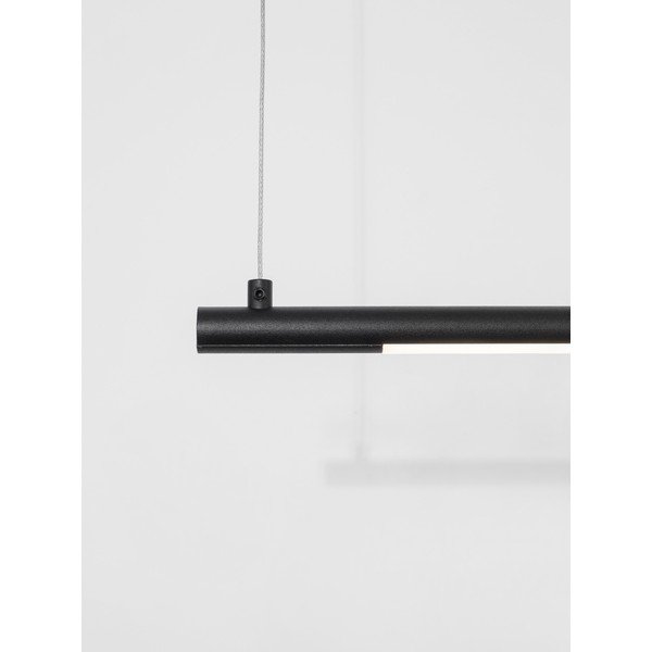 Mat crna LED viseća svjetiljka aluminijska Elettra – Nova Luce-image-3