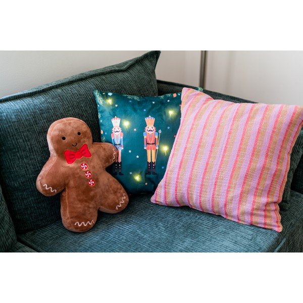 Ukrasni jastuk s božićnim motivom 45x45 cm Nutcracker – Catherine Lansfield-image-1