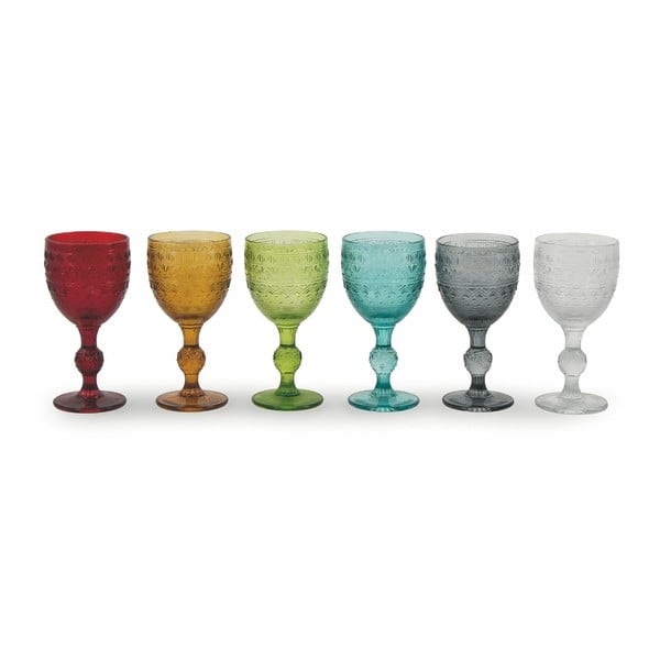Set od 6 vinskih čaša u boji Villa d&#39;Este Mexico, 235 ml