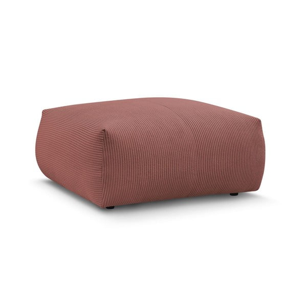 Svijetlo ružičasti tabure od samta Voltaire – Bobochic Paris-image-3