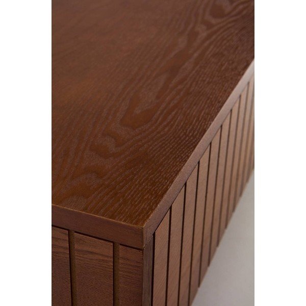 Tamno smeđi stolić za kavu od MDF-a 90x90 cm Furuvik – Jotex-image-3