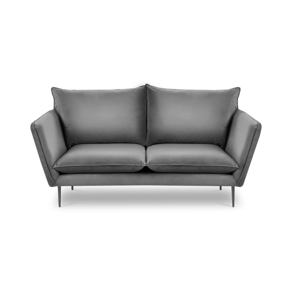 Svijetlo siva sofa od baršuna Mazzini Sofas Acacia, dužine 175 cm
