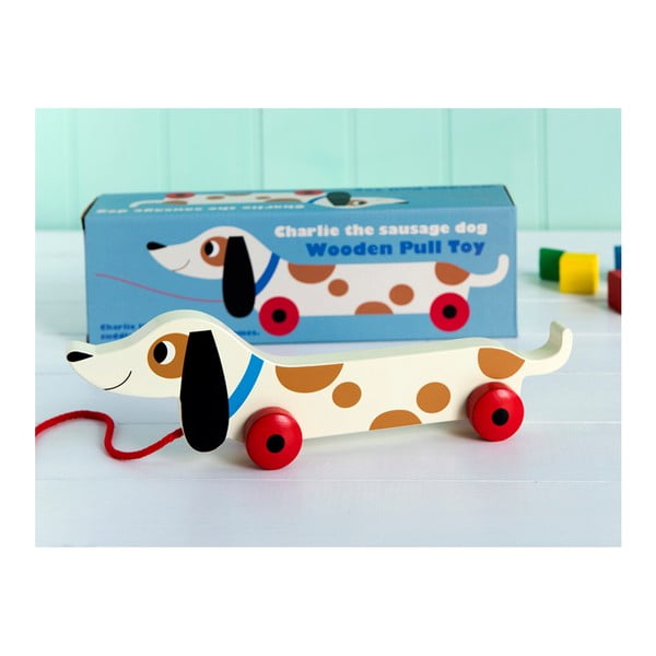 Drveni jazavičar Rex London Charlie The Sausage Dog, dužina 31,5 cm-image-4