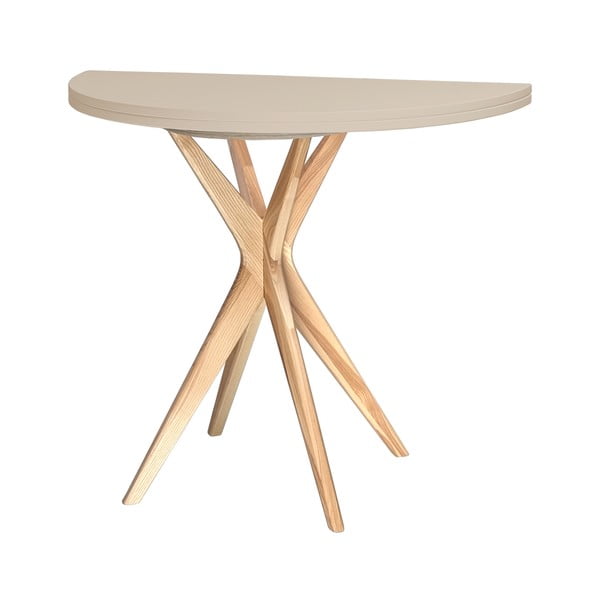 Okrugli proširiv blagovaonski stol 45x90 cm Jubi – Ragaba