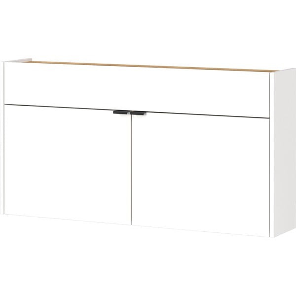 Bijeli ormarić u dekoru hrasta 110x57x22 cm Ameca – Germania-image-2