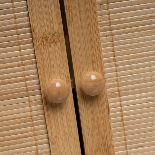 Od bambusa ormarić za ispod umivaonika u prirodnoj boji 63x60 cm – Casa Selección-image-1