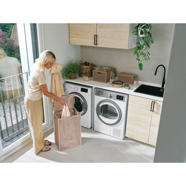 Prljavo roza košara za rublje od reciklirane plastike 60 l Kaya – Curver-image-3