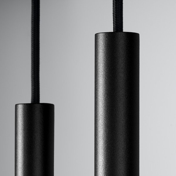 Crna metalna viseća svjetiljka ø 15 cm Fideus – Sollux-image-3