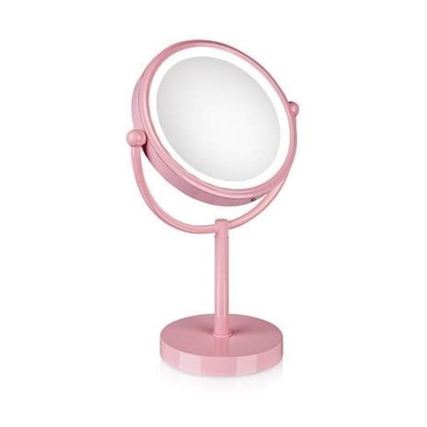 Ogledalo sa osvjetljenjem Markslöjd Makeup, roza