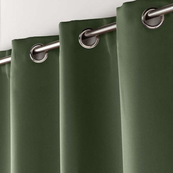 Kaki zelena zatamnjujuća zavjesa 135x280 cm Occult – douceur d'intérieur-image-1