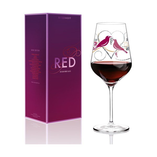 Čaša za crno vino od kristalnog stakla Ritzenhoff Anissa Mendil, 580 ml-image-1