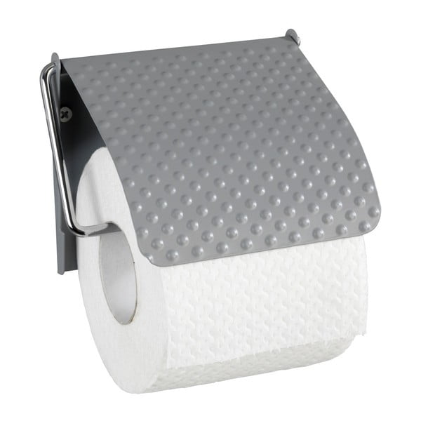 Sivi držač za toalet papir od nehrđajućeg čelika Wenko Punto