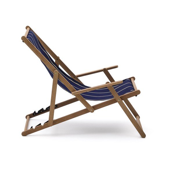 Plava vrtna ležaljka od masivnog drveta Vilara – Kave Home-image-4