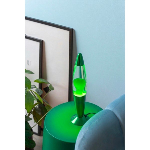 Zelena staklena lava lampa (visina 35,5 cm) Funky Rocket Lava – Leitmotiv-image-1