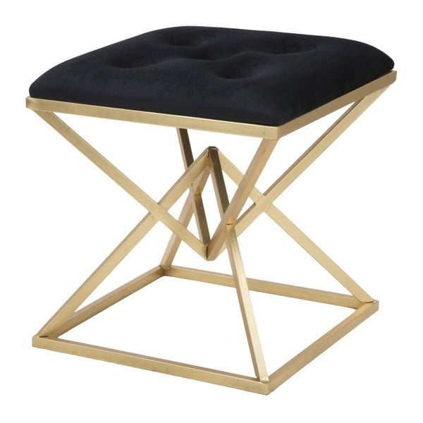 Stolica u crno-zlatnoj boji Mauro Ferretti Piramid-image-1