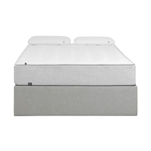 Crni tapecirani bračni krevet s prostorom za odlaganje/bez uzglavlja 140x190 cm Matters – Kave Home-image-4