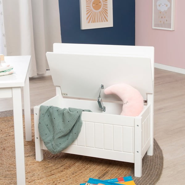 Bijela dječja klupa – Roba-image-1