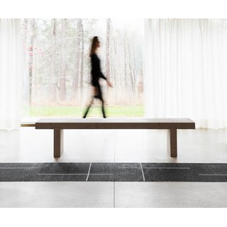 Crna unutarnja i vanjska staza 70x270 cm Fred Black – Pappelina