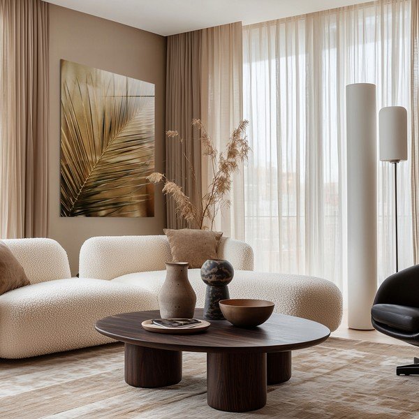 Tiskana staklena slika 80x120 cm Gold Palm  – Styler-image-2