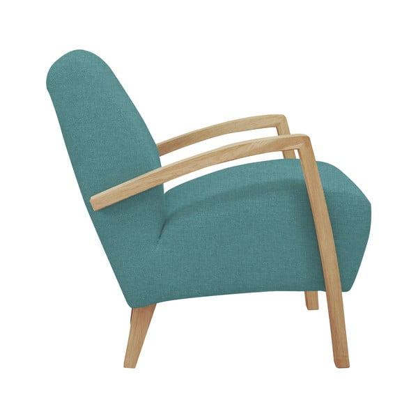 Svijetloplava fotelja sa svijetlim nogama Windsor &amp; Co Sofas Luna-image-1