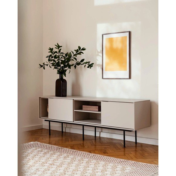 Sivo-bež TV komoda 189x61x42 cm Mod – noo.ma-image-1