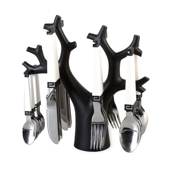 Set pribora za jelo od 24 komada s Vialli Design postoljem-image-2