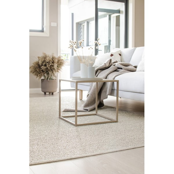 Krem unutarnji i vanjski tepih 60x85 cm Mono Linen Vanilla – Pappelina-image-1