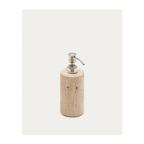 Bež kameni dozator sapuna Macre – Kave Home-image-2