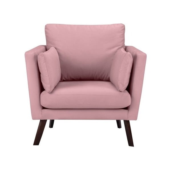 Ružičasta fotelja Mazzini Sofas Elena