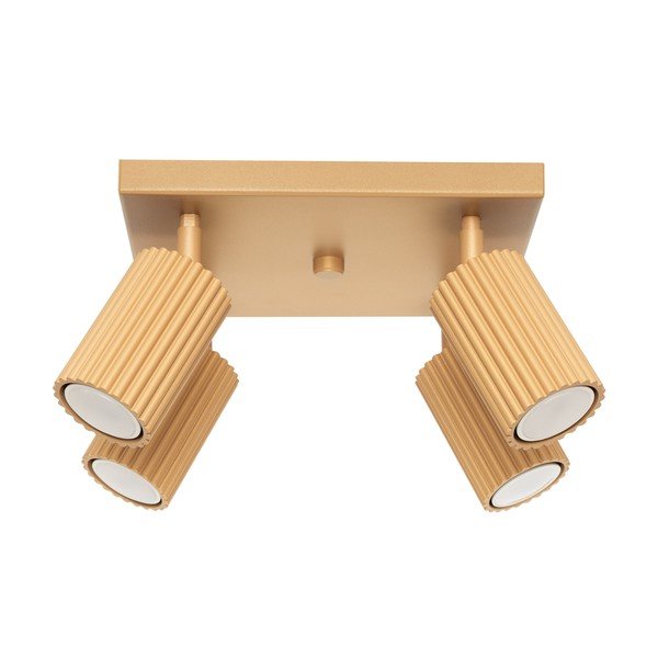 Reflektor u zlatnoj boji 25x25 cm Gleam – Sollux