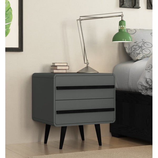 Sivi noćni ormarić Chantal – Støraa-image-1