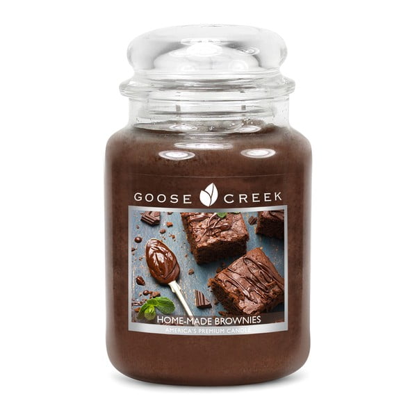 Mirisna svijeća u staklenoj posudi Goose Creek Homemade Brownies, 150 sati gorenja
