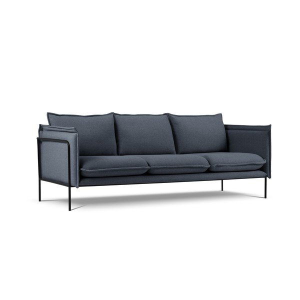 Tamnoplava sofa Interieurs 86 Andrea, 218 cm-image-1