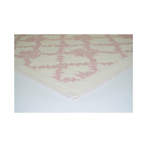 Puderasto ružičasti izdržljivi tepih Vitaus Sarmasik Powder, 100 x 200 cm-image-1