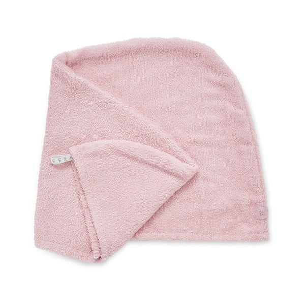 Ružičasti brzosušeći pamučni ručnici za kosu u setu 2 kom 20x13 cm Quick Dry – Catherine Lansfield-image-2