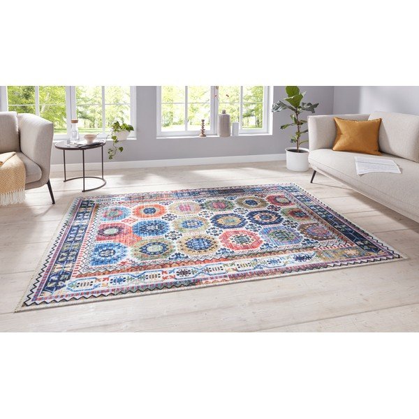Tepih u boji s visokim udjelom pamuka Nouristan Kilim Masin 120 x 170 cm-image-1