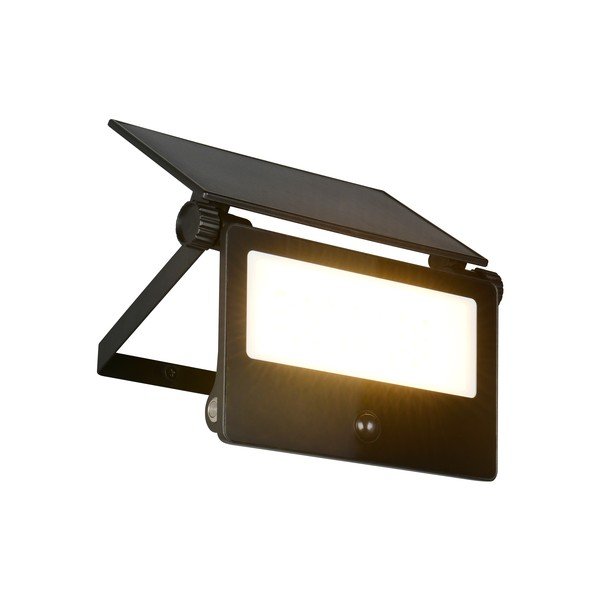 LED zidna vanjska svjetiljka sa senzorom pokreta sa solarnim panel (visina 17,5 cm) Moura – Reality