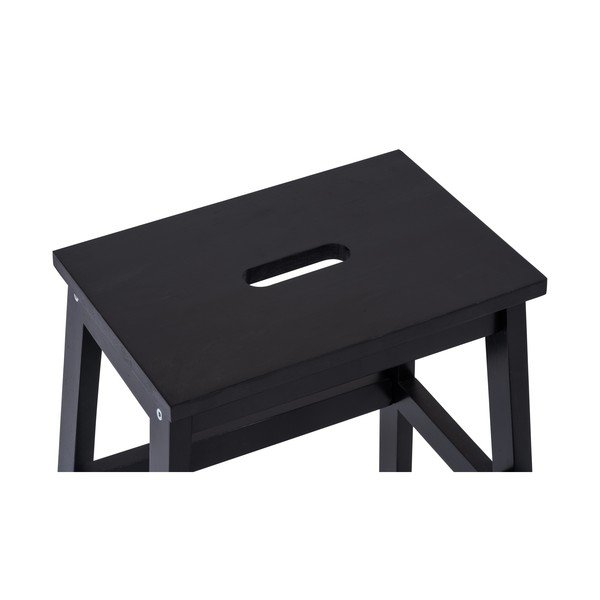 Crni stolac od kaučukovca Corg - Bonami Selection-image-4