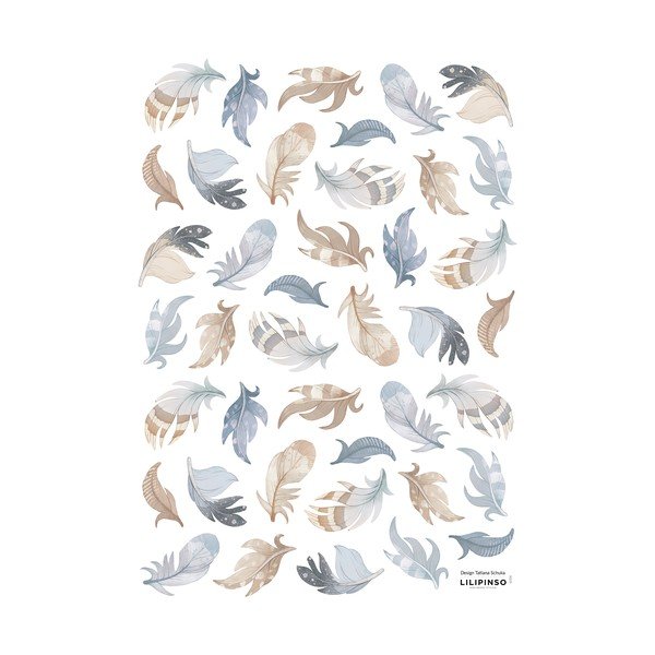 Naljepnice 30x42 cm Feathers – Lilipinso