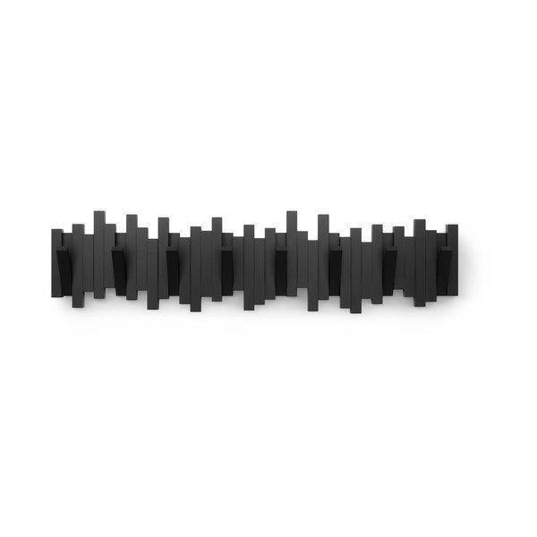 Crna plastična zidna vješalica 72 cm Sticks – Umbra