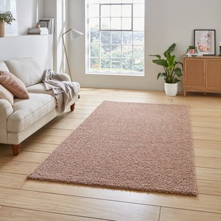 Periv tepih od recikliranih vlakna u boji lososa 120x170 cm Bali – Think Rugs