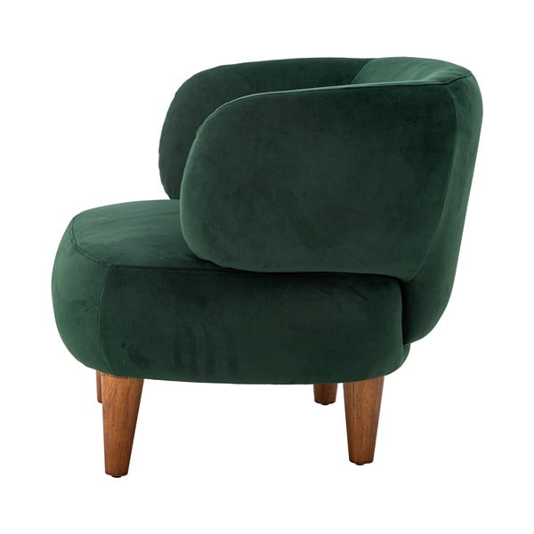 Tamno zelena baršunasti wing fotelja Ruperta – Bloomingville-image-3