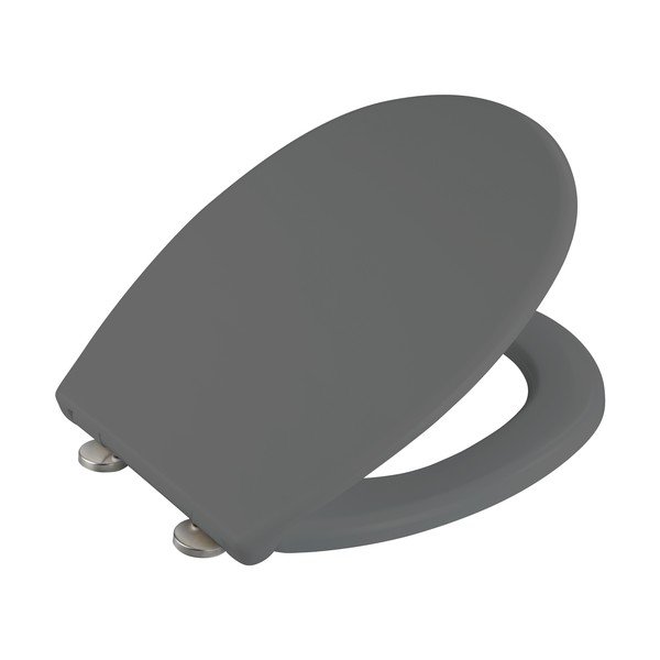 Siva WC daska od nehrđajućeg čelika Wenko Vorno-image-2