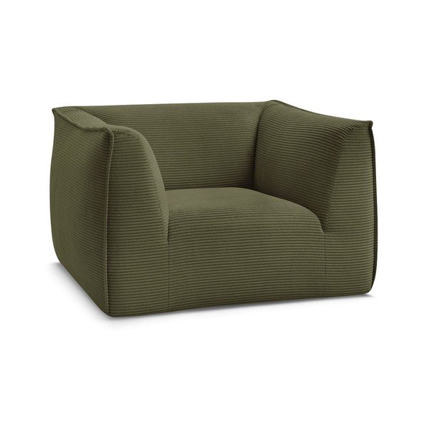 Zelena fotelja od samta Giorgia – Bobochic Paris