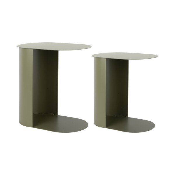 Metalni pomoćni stol Riqueza Oval – Leitmotiv